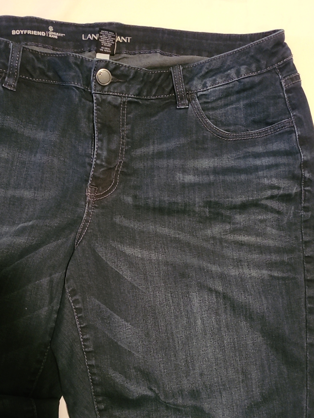 Lane Bryant Boyfriend Jeans 20, Stretch Blue Genius Fit